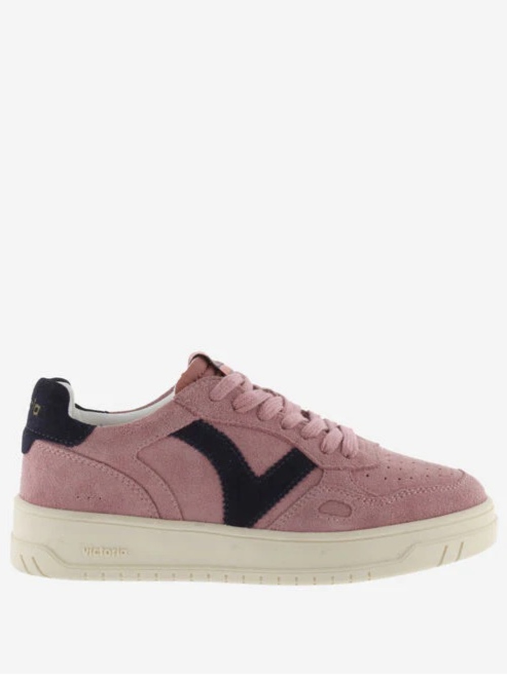 Women’s Veja/Victoria Sneakers Pink and Navy Suede